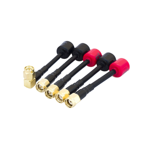 Antenne omnidirectionnelle polarisée circulairement RHCP 5.8G à feuille d'érable, vente chaude, SMA RP-SMA Angle-SMA MMCX - Product Image 2