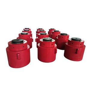 Cilindro hidráulico de servicio pesado de 500 toneladas y gato hidráulico para elevación y descenso de carga grande - Product Image 2