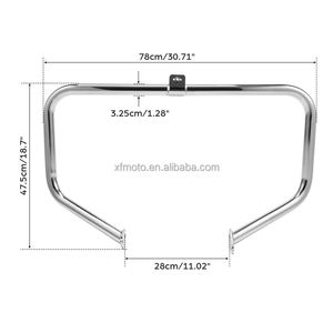 Protection de moteur de <span class=keywords><strong>moto</strong></span> chromée, barre anti-choc pour <span class=keywords><strong>Harley</strong></span> <span class=keywords><strong>Davidson</strong></span> Touring 97-08 - Product Image 1