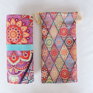 Hot Bán Boho Nhanh Chóng Khô Da Lộn Sợi Nhỏ Hai Bên In Tái Chế Nhựa Cát Bãi Biển Miễn Phí Khăn Với Phù Hợp Với Túi - Product Image 3