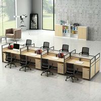 Cabines de bureau extensibles durables au design moderne, postes de travail simples avec cloisons, mobilier pour bureaux ou maisons