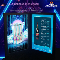 Usine directe conception personnalisée imprimé cuir acrylique lumière LED panneau Menu étanche taverne cinéma KTV Source d'alimentation électrique