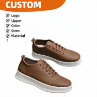 Chaussures de marche pour hommes aspect cuir vintage, résistantes à l'usure, légères, pour le quotidien et les affaires, baskets plateforme – Approvisionnement direct usine