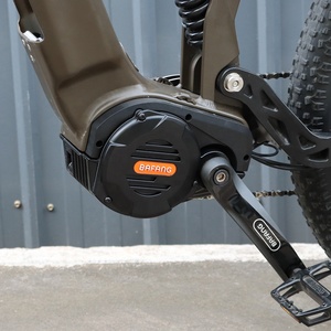 G510 bafang Mid-mounted motor 48v 750w 1000w Retro Vintage Electric Mountain bike Ebike Full Suspension city e bicycle for man - Product Image 3