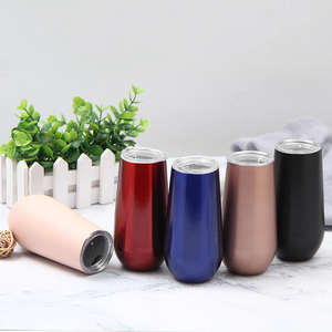 Copa <span class=keywords><strong>de</strong></span> vino Flautas <span class=keywords><strong>de</strong></span> champán Vasos transparentes <span class=keywords><strong>de</strong></span> 6Oz con tapa y pajita Vaso <span class=keywords><strong>de</strong></span> vino al por mayor Taza <span class=keywords><strong>de</strong></span> vidrio al vacío Tableros <span class=keywords><strong>de</strong></span> taza en forma <span class=keywords><strong>de</strong></span> huevo - Product Image 3