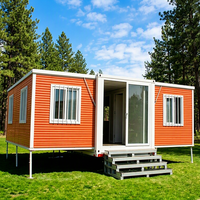 Case Modulari Espandibili Pronte per la Spedizione con Cucina e Bagno per Casa degli Ospiti in Giardino