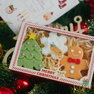 Set de Regalo Navideño Novedoso, Decoración para el Hogar, Copo de Nieve, Árbol de Navidad, Decoración de Aromaterapia, Cera de Soja Hecha a Mano - Product Image 3