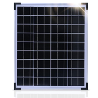 Panneau solaire monocristallin en verre trempé de type N 80W pour module photovoltaïque, efficacité 24%, petit panneau solaire rigide pour balcon, camping-car, caravane