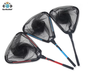 Épuisettes de pêche portables pliables et télescopiques en alliage d'<span class=keywords><strong>aluminium</strong></span> Yiwu - Product Image 1