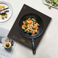 Cuisinière électrique à induction simple portable IH-FS1800A de 1800 W, fabriquée en Chine, certifiée ETL