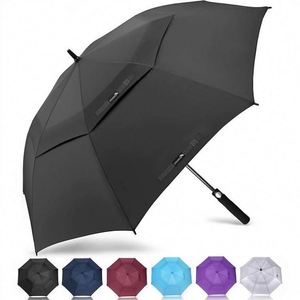 Parapluie de golf à ouverture automatique, ventilé, double couche, personnalisé avec logo pour cadeaux d'entreprise et d'exposition - Product Image 3