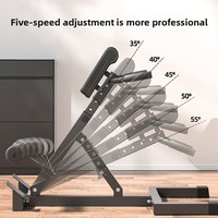 Chaise romaine pliable, équipement de fitness d'intérieur, banc d'extension dorsale, appareil de renforcement de la taille, usage domestique