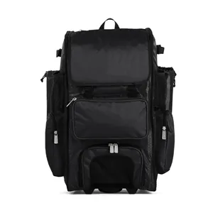 Custom Logo Baseball Softball Gear Bag Padel Tennis Bag Sport Gear Carry Bag with wheels
