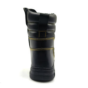 Couro genuíno Floresta Combate a Incêndios Botas Impermeável Outdoor Segurança Equipamentos com para Velcro Borracha Soft Sole Cross-Border - Product Image 3