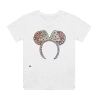 Nouvelle mode grand Patch à paillettes et perles Mickey Band à repasser pour vêtement