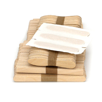 Bâtonnets de glace en bois écologiques multi-usages, taille standard 114*10*2mm, pour la crème glacée