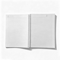 Cuaderno Espiral Personalizado con Papel Rayado, 200x150mm, Tapa Blanda, Encuadernado con Espiral, Papelería Escolar y de Oficina, Venta al Por Mayor, OEM