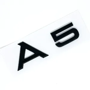 Emblema Adesivo 3D Nero in ABS <span class=keywords><strong>S</strong></span> <span class=keywords><strong>Line</strong></span> per Bagagliaio Auto <span class=keywords><strong>Audi</strong></span> A1 A3 A4 A5 A6 A7 A8, TDI TFSI - Product Image 5