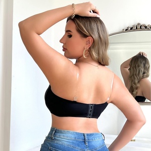 <span class=keywords><strong>Soutien</strong></span>-<span class=keywords><strong>gorge</strong></span> push-up sans bretelles <span class=keywords><strong>grande</strong></span> <span class=keywords><strong>taille</strong></span> pour femmes, <span class=keywords><strong>soutien</strong></span>-<span class=keywords><strong>gorge</strong></span> <span class=keywords><strong>bandeau</strong></span> invisible avec fermeture à crochet au dos, sans armatures pour robe de mariée - Product Image 5