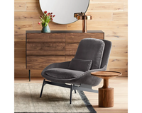 Table de chevet moderne en bois avec plateau rond, design mi-siècle, table de chevet en bois massif, meuble de rangement pour chambre à coucher, table d'appoint pour la maison