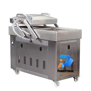 Machine d'emballage sous vide semi-automatique professionnelle pour <span class=keywords><strong>pastrami</strong></span>, emballage plastique, azote, Powerfriend 380V pour pompe - Product Image 2