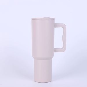 40oz H4.0 <b>Handle</b> Car <b>Travel</b> Tumbler Vacuum <b>Mug</b> Lid Straw Non-Slip Base ODM Custom Color - Product Image 2
