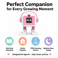 Robot de bureau éducatif AiJH EMO Ai, compagnon intelligent, chat interactif, danse, lumière et son, kit DIY avec charge Type-C
