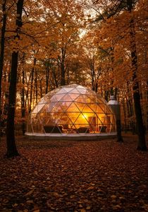 Luxus zelte Hotel Resort Glamping Zelt Glas Geodätische sphärische Glaskuppel - Product Image 5