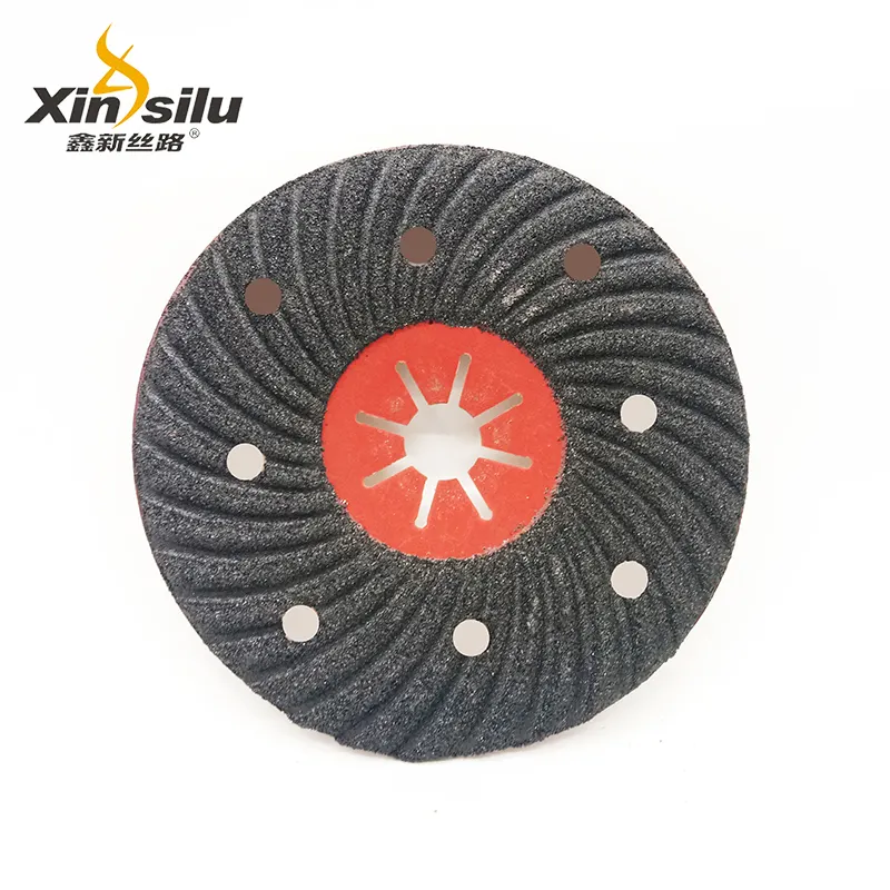 150mm Fiber disk alüminyum oksit aşındırıcı parlatma pedi yarı esnek disk