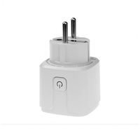 Prise Intelligente Wi-Fi Tuya 16A UE, Compatible Tuya Smart Life APP, Contrôle Vocal, Moniteur de Puissance et Minuteur, pour Google Home Alexa