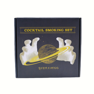 Cajas de regalo plegables corrugadas de lujo de diseño personalizado, caja de papel negro con bandeja de plástico insertable para cóctel, vino, Vodka - Product Image 4