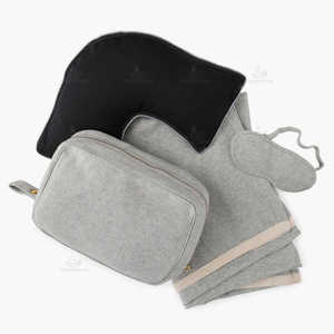 Ensemble de couverture en cachemire de qualité pour l'automne et l'hiver, taille king, couverture en acrylique, coton, laine et cachemire sur mesure, chaussettes, masque pour les yeux - Product Image 2
