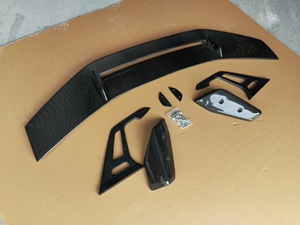 สปอยเลอร์ปีกหลังคาร์บอนไฟเบอร์แท้ รุ่น AD สำหรับรถยนต์ออดี้ เมอร์เซเดส บีเอ็มดับเบิลยู ซีดาน ซีรีส์ 3 4 5 M3 M4 F30 F32 F80 F87 F82 G20 G22 G80 G82 G87 - Product Image 2