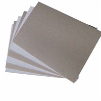 Carton duplex enduit gris, carton duplex enduit gris au dos