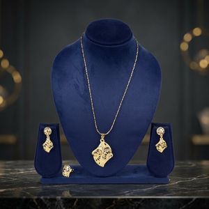 Juego de Joyería con Colgante de Moda al por Mayor, Juego de Colgantes de Oro de 14K, 18K y 24K para Mujer, Joyería de Diseño Tradicional, Oro, Joyería - Product Image 2