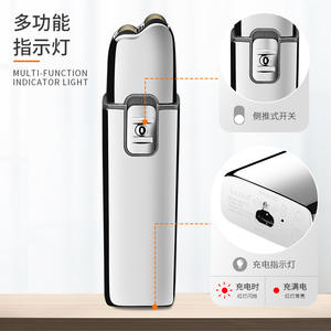 เครื่องโกนหนวดไฟฟ้า Kemei รุ่น KM-TX5 ใบมีดคู่ ตัวเครื่องโลหะ ชาร์จไฟได้ สำหรับผู้ชาย เครื่องเล็มหนวดเครา พร้อมสายชาร์จ USB สีเงิน - Product Image 1