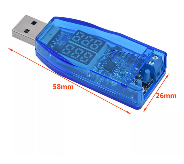 5V to 3.3V 9V 12V 24V Desktop Power Supply DC-DC Digital Control USB Step-Up/Step-Down Power Regulator Module