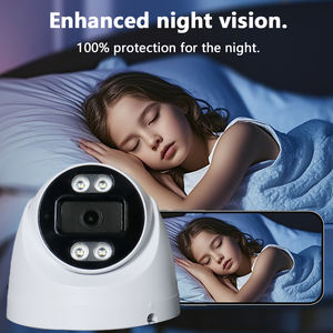 HD 720P WIFI Cámara Domo CMOS Visión nocturna a todo color Detección de movimiento Vigilancia interior del hogar - Product Image 5