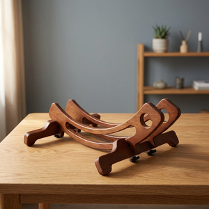 Soporte para Bicicleta de Montaña CHAO CHING, Diseño Europeo de Ondas, Madera Contrachapada, Modelo BY-001, de Taiwán - Product Image 3