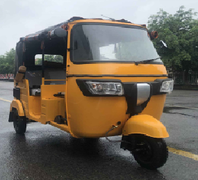 Triciclo de Gasolina de Tres Ruedas para Pasajeros con Techo y 3 Asientos - Product Image 2