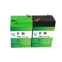 Panasonic — batteries lithium-ion, rechargeables, 6V, 4,5/6ah, llifepo4, pour voitures électriques, pour enfants