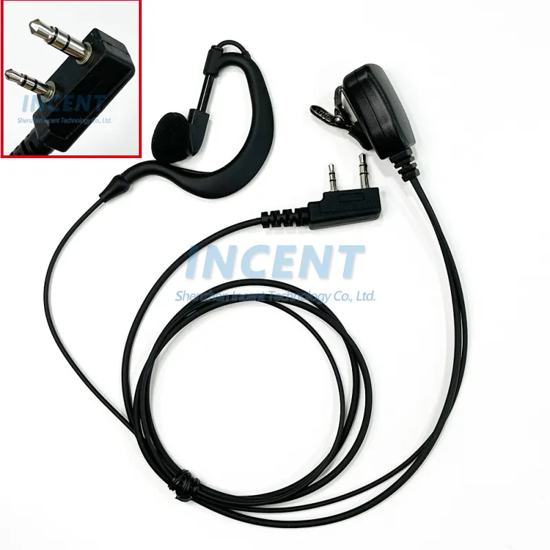 radio earpiece earset for kenwood 2 pin radio baofeng TYT retevis walkie talkie