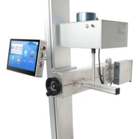 Imprimante jet d'encre P70pro pour emballages en carton ondulé et en carton de cuir, impression de marquage de cartons en une seule passe, alimentation continue en encre, 2-72 mm