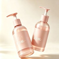 Ensemble de flacons de shampoing et d'après-shampoing 300ml/500ml, flacon vide en PET de 400ml adapté au détergent pour lingerie