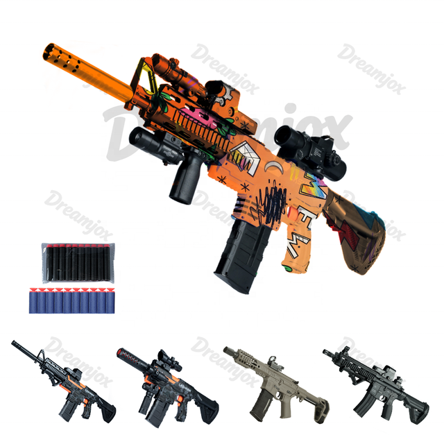 DreamjoX MRD0101Bb 2024 2025 2026 Limited Edition Foam Blaster AK47 Design ABS Plastic for Teens Pro Level Fun