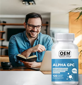 Suplemen VitaHall Alpha GPC <span class=keywords><strong>Choline</strong></span> 600mg 120 Kapsul Nabati Formula Memori Tingkat Lanjut Nootropik Pendukung Otak Dewasa Kualitas Makanan - Product Image 5