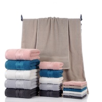 Luxury 3-Piece 100% Cotton Towel Set Bath Towel Hand Towel Washcloth Ultra Soft Highly Absorbent Thick Plush Bathroom Gift Set