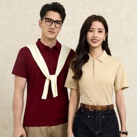 Chemise personnalisée brodée en gros avec tissu piqué extensible, multicolore, de qualité supérieure