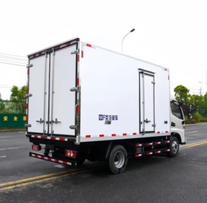 Camion frigorifique hybride 4x2 pour le transport de viande - Camion frigorifique avec boîte de stockage à froid, autonomie WLTC de 1000 km, batterie de 30 kWh - Devis usine - Product Image 5