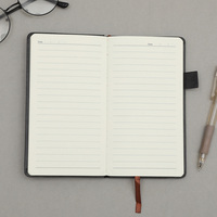 Etui a3 en cuir Vegan, couverture rigide, livre avec dossier, pour étudiants et bureau